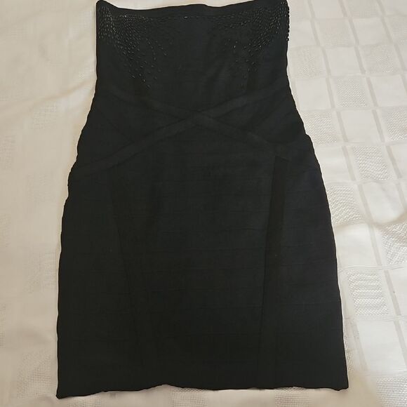 Marciano Black Sweetheart Bodycon Dress - Picture 14 of 16